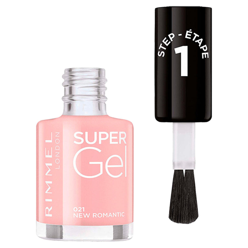 Rimmel Super Gel Nail Polish 021 New Romantic 12ml - British product