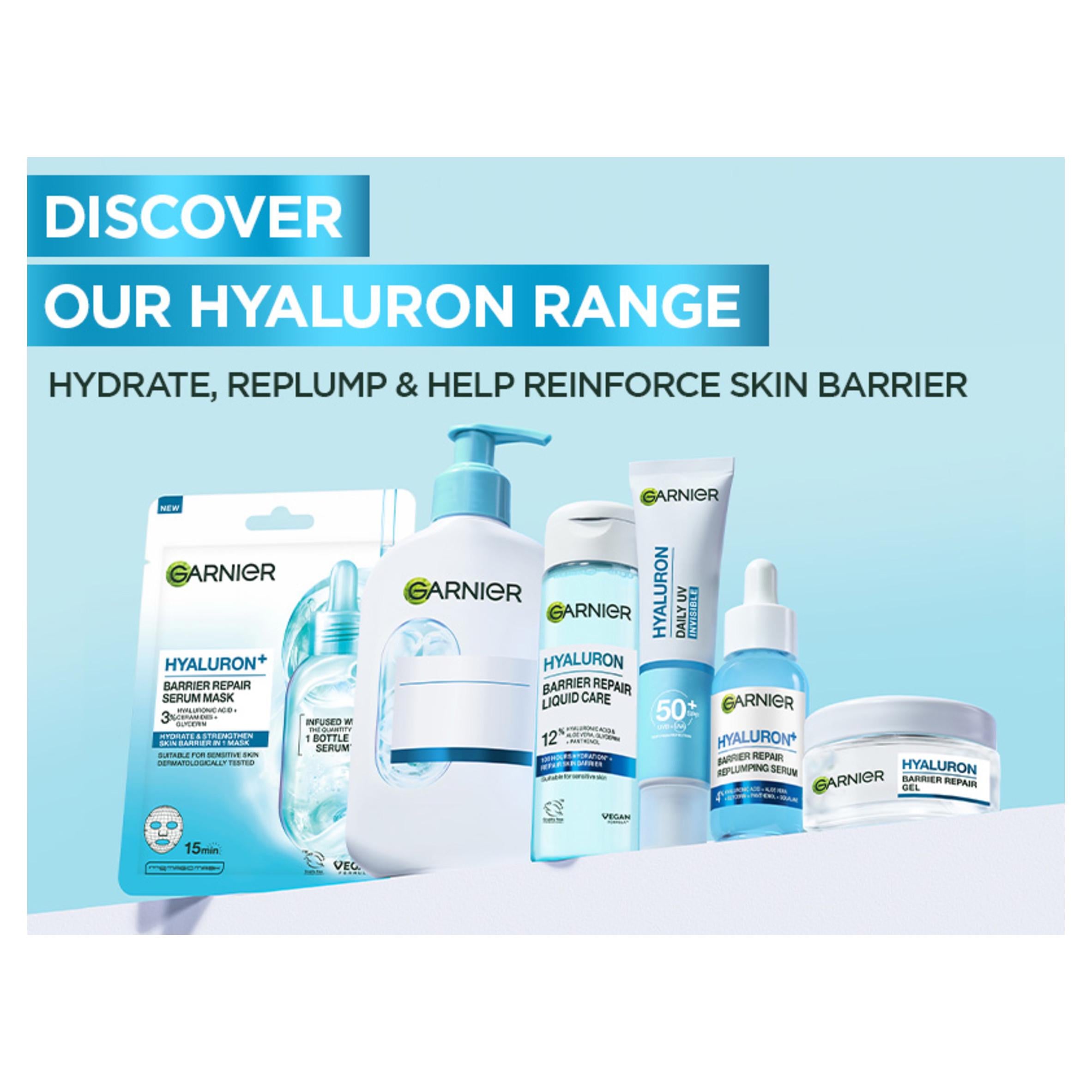 Garnier Hyaluron Barrier Protect Daily UV SPF 50 Moisturiser, UK version