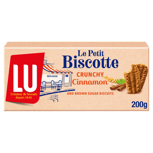 LU Le Petit Biscotte Crunchy Cinnamon & Brown Sugar Biscuits 200g GOODS Sainsburys   