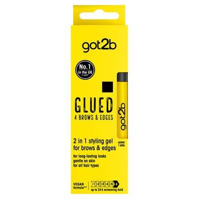 Sainsburys Schwarzkopf Got2b Glued Brows & Edges 2 in1 Gel x4 16ml- Buy online at McGrocer