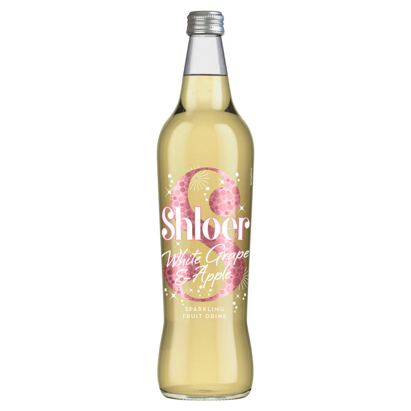 Shloer White Grape Apple Sparkling Drink 750ml (British brand)