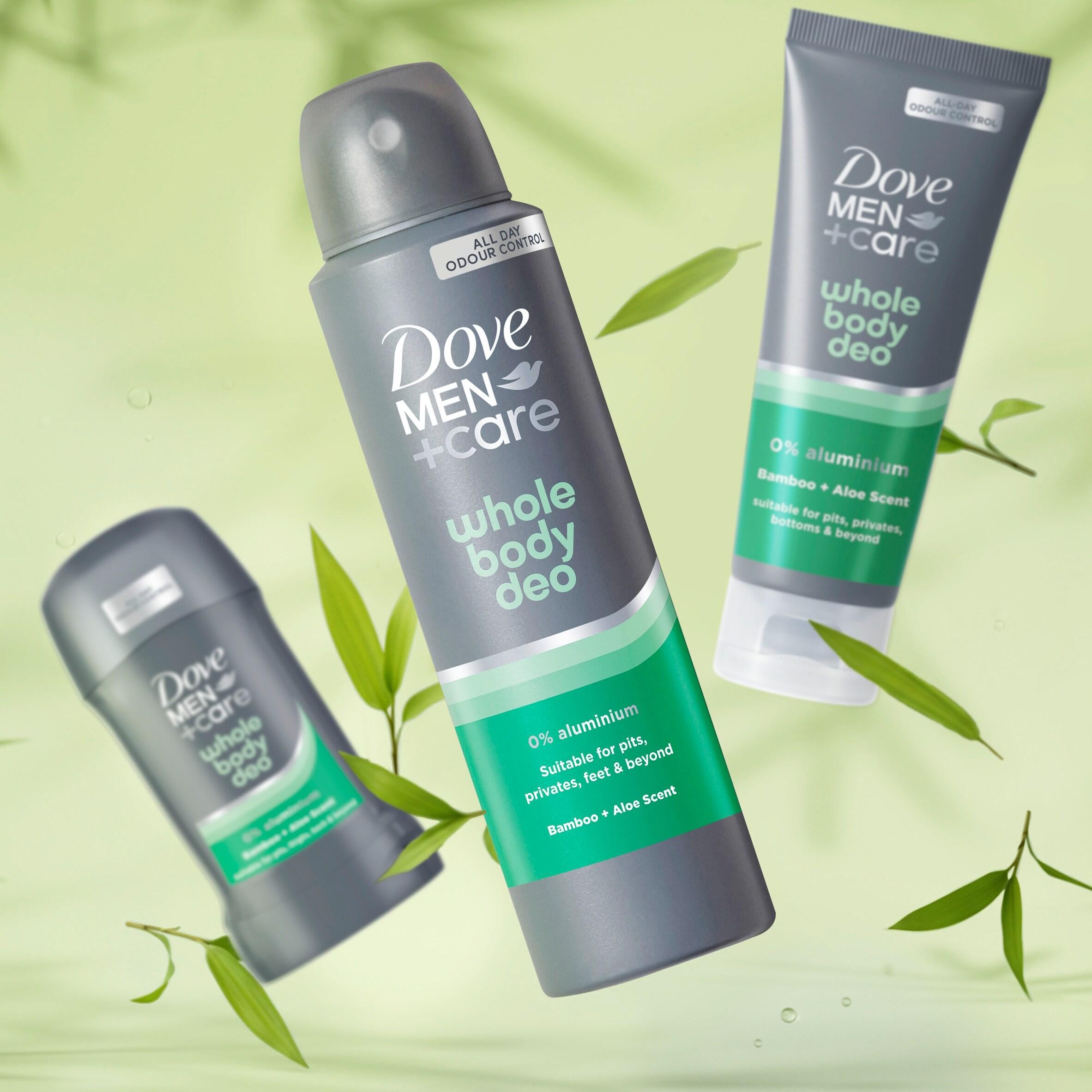 Dove Men+Care bamboo aloe body deodorant spray 150ml - British product