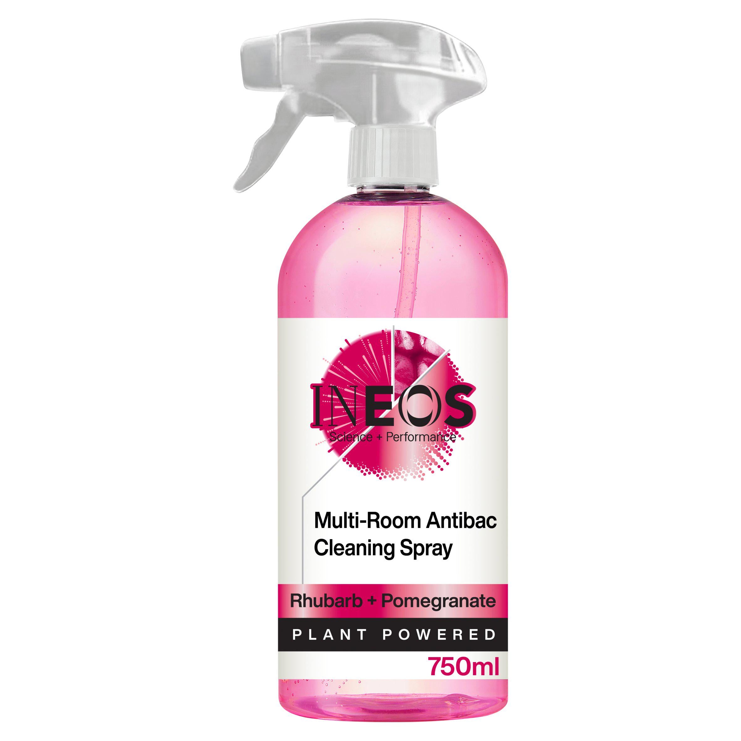 Ineos surface cleaner spray rhubarb and pomegranate 750ml, imported from the UK