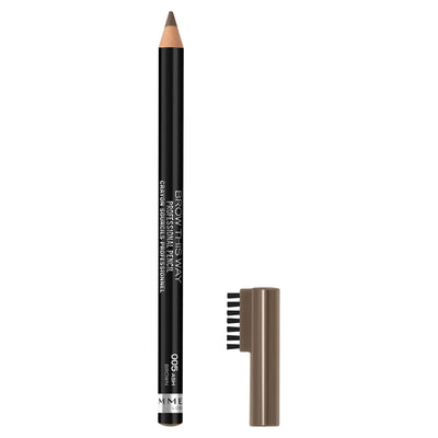 Sainsburys Rimmel London Brow This Way Professional Brow Pencil Ash Brown 1.4g- Buy online at McGrocer