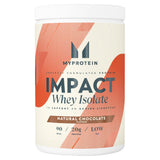 Myprotein Impact Whey Isolate Natural Chocolate Flavour 480g protein powder, UK version