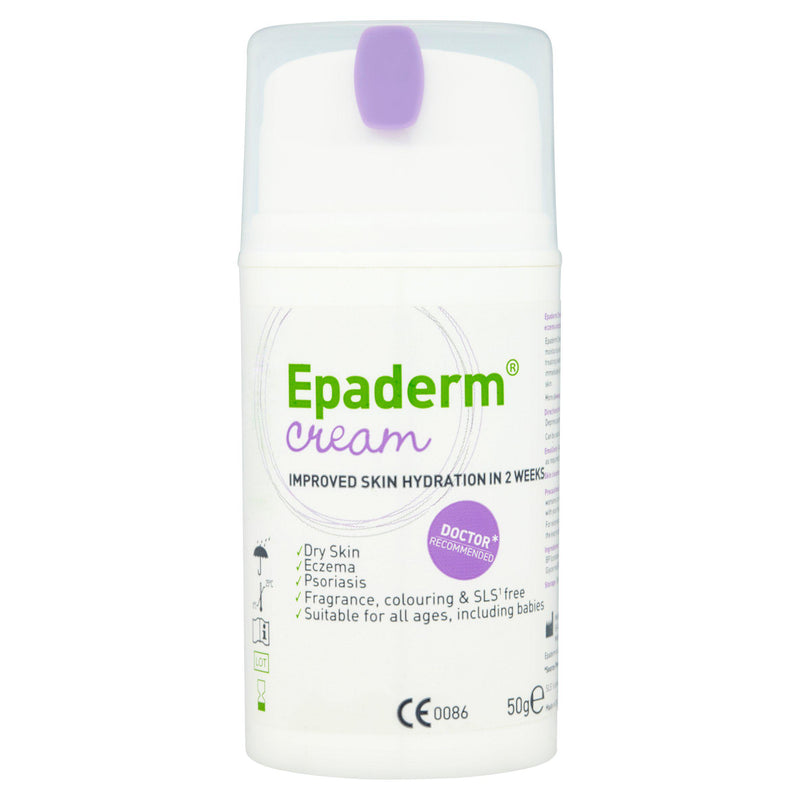 Epaderm Emollient Cream 50g bottle, UK version