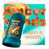 Sure deodorant stick Amber Woods 50ml, UK version