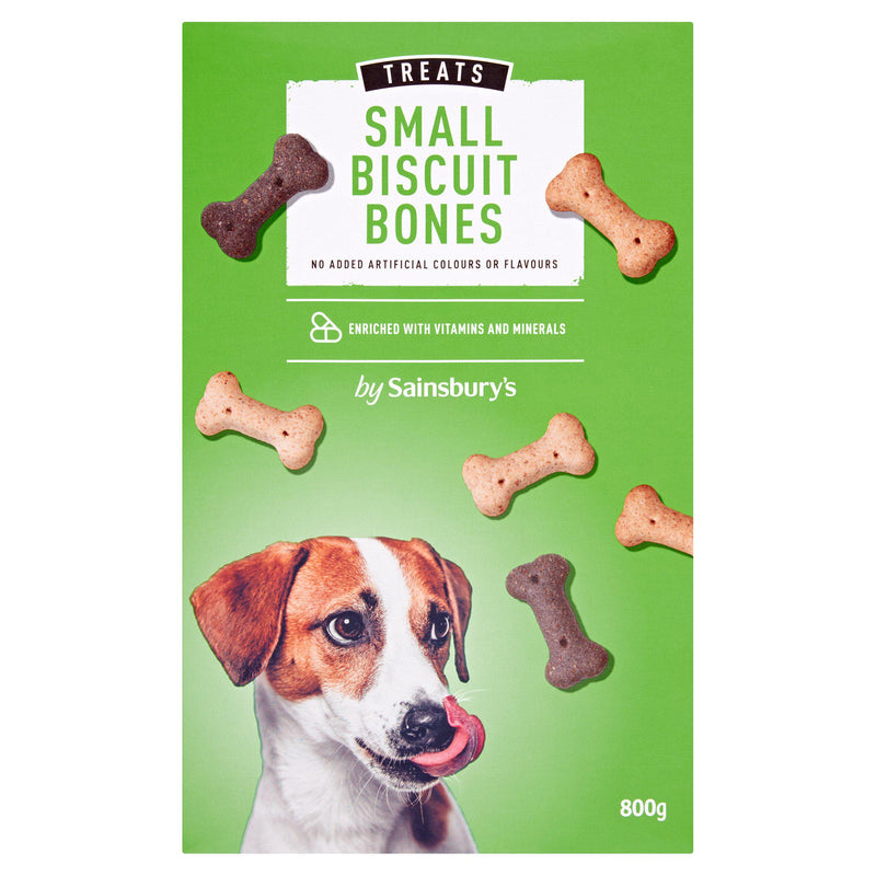 Sainsbury's dog biscuits small bones 800g - British product