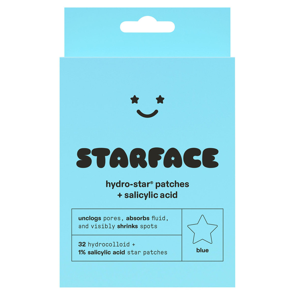 Starface Hydro Star Patches Salicylic Acid Blue x32