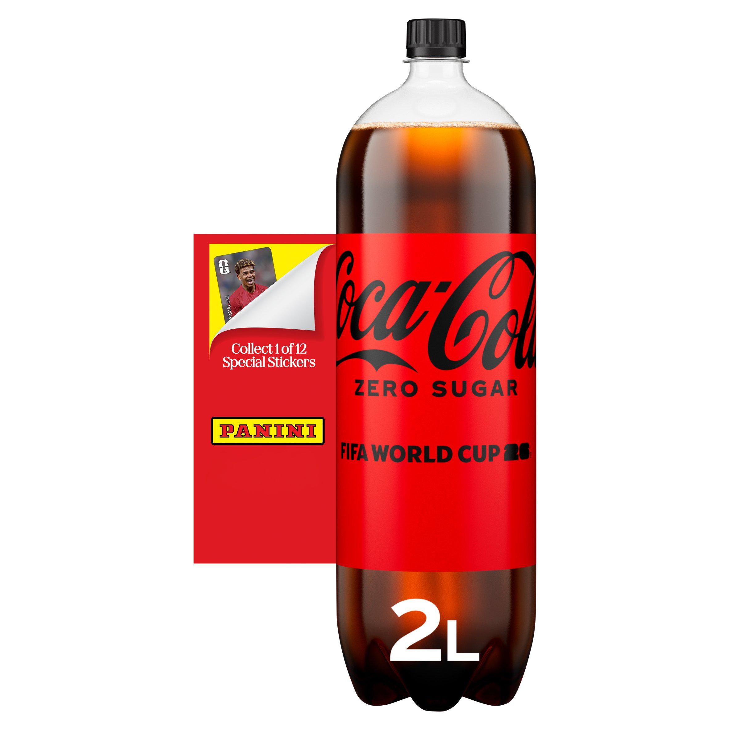 Coca-Cola Zero Sugar Soft Drink 2L - British product