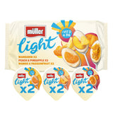 Müller citrus fat free yogurt multipack 6x140g, imported from the UK