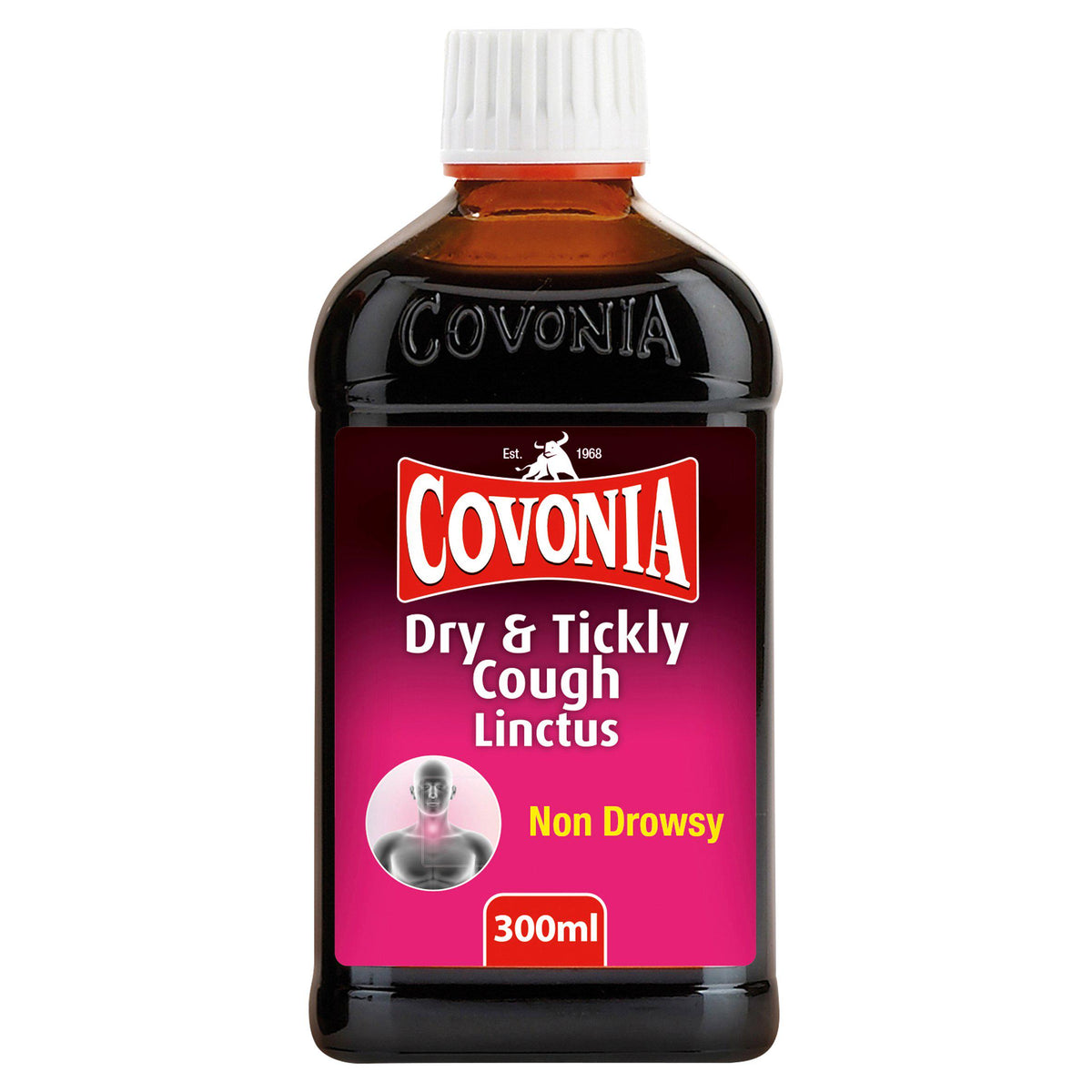 Covonia Dry & Tickly Cough Linctus 300ml (British brand)