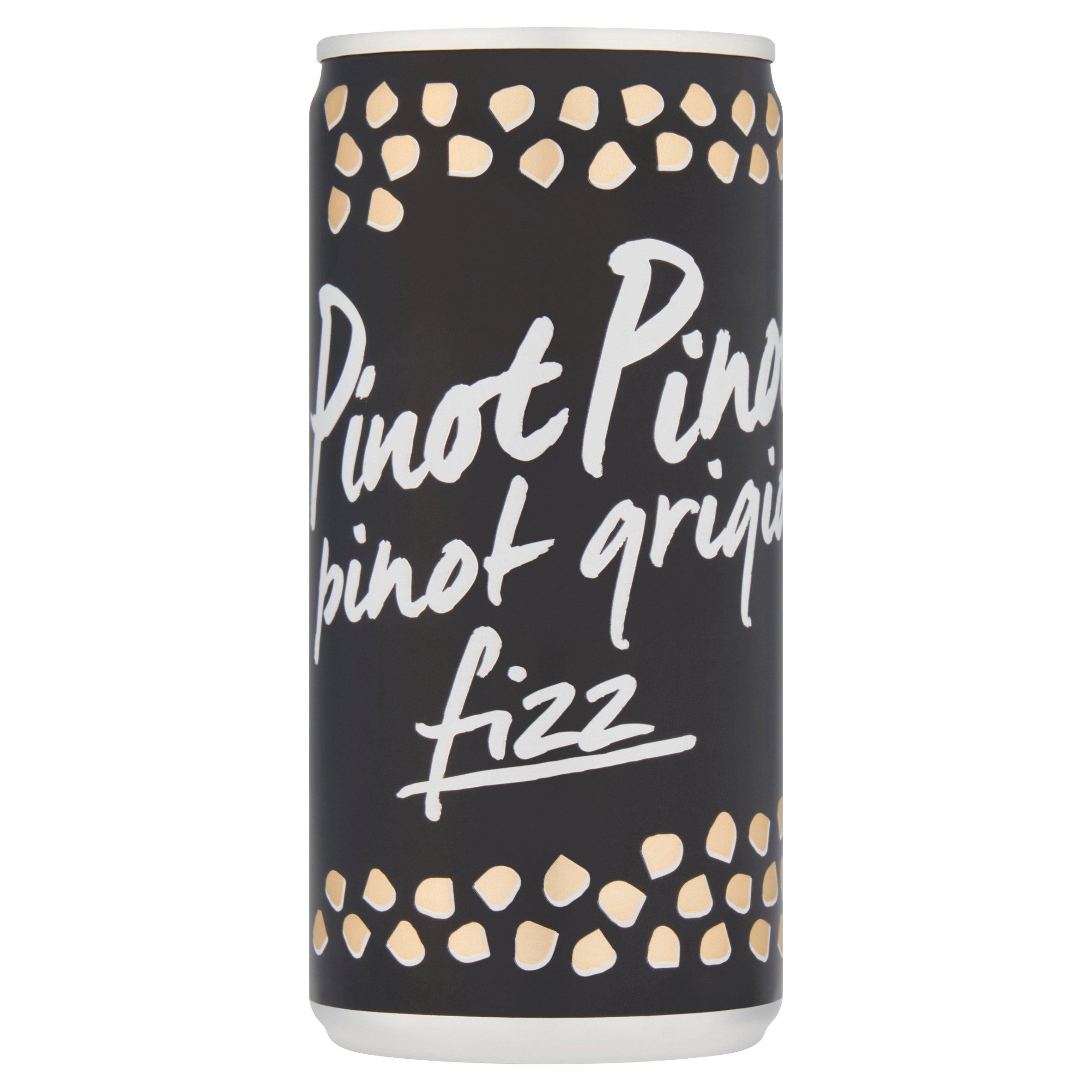 PinotPinot Pinot Grigio Fizz sparkling white wine 20cl can - British product