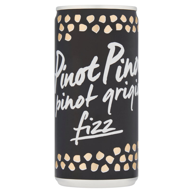 PinotPinot Pinot Grigio Fizz sparkling white wine 20cl can - British product