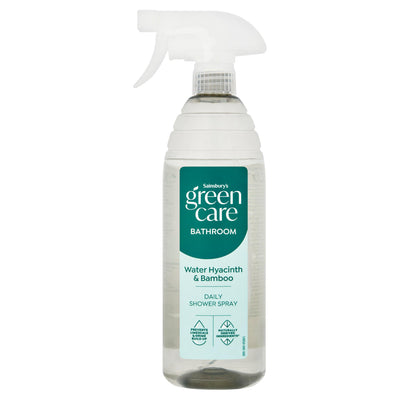 Sainsburys Sainsbury's Green Care Bathroom Water Hyacinth Bamboo Daily Shower Spray 750ml- Buy online at McGrocer