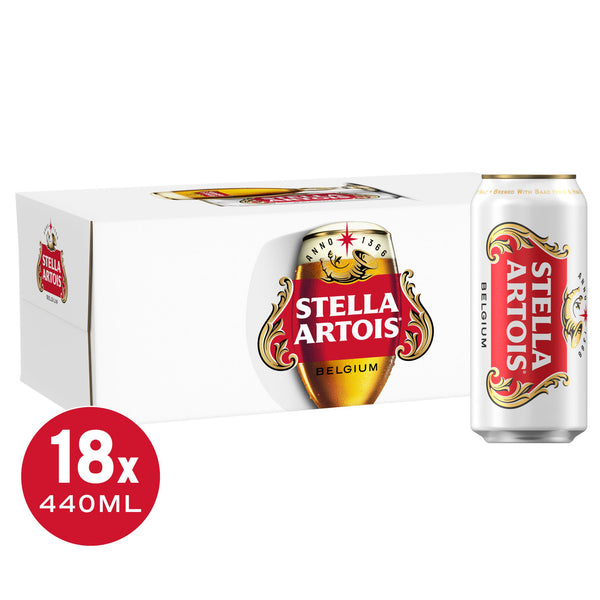 Premium Lager Beer Cans 18 x 440ml