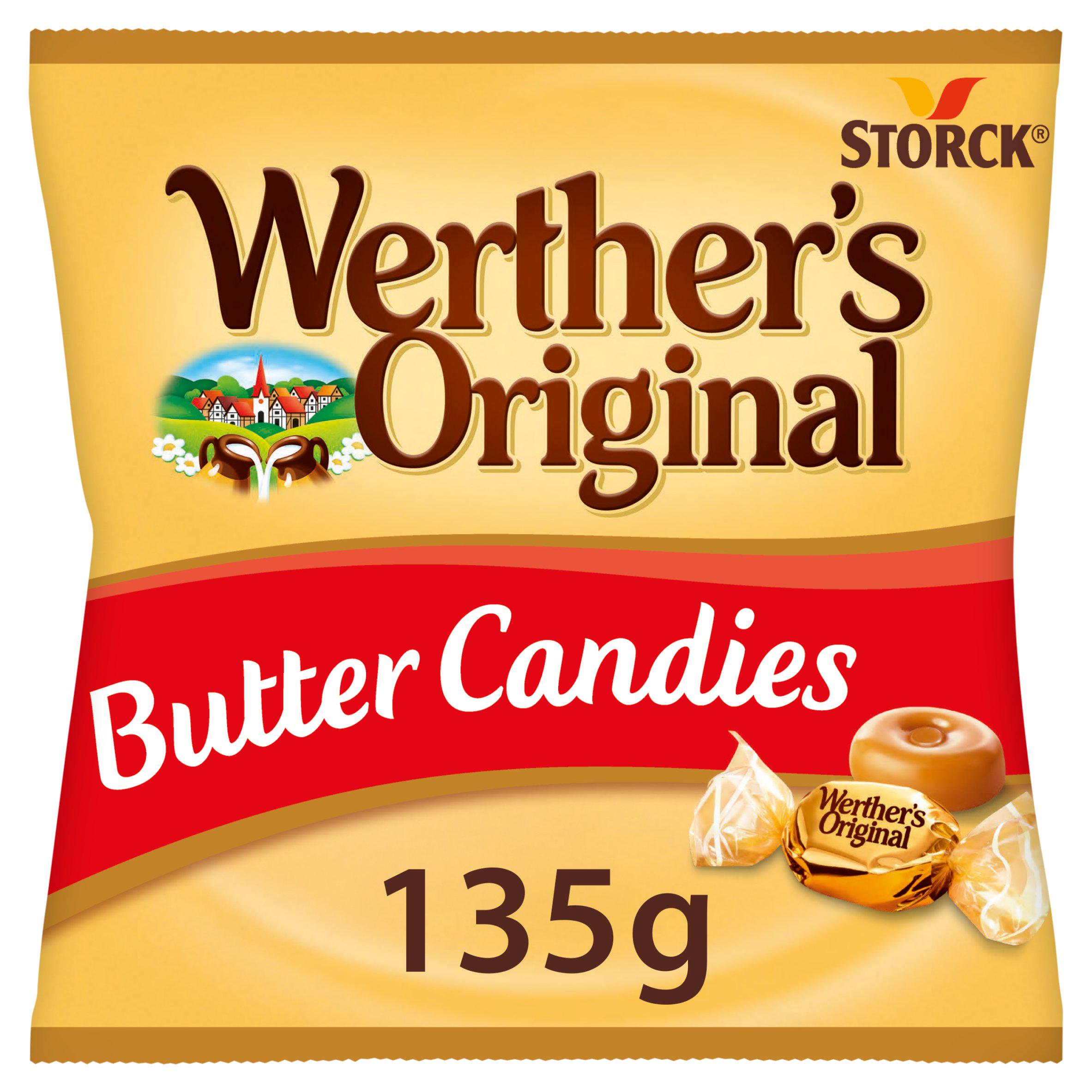 Werther's Original butter sweets 135g candy bag - British product