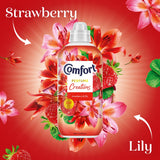 Comfort fabric conditioner Strawberry and Lily 900ml, imported from the UK