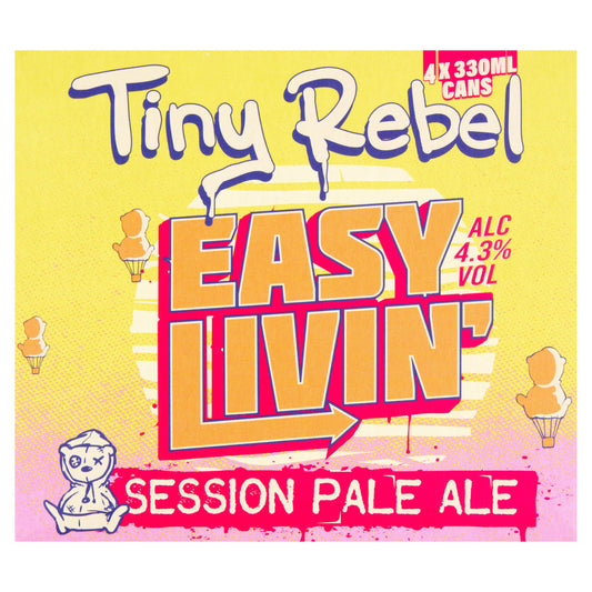 Tiny Rebel Easy Livin Session Pale Ale x4 330ml GOODS Sainsburys   