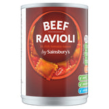 Sainsbury's ravioli in tomato sauce 400g, imported from the UK