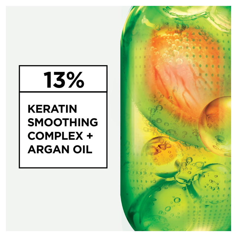 Garnier Keratin Sleek hair mask jar, UK version