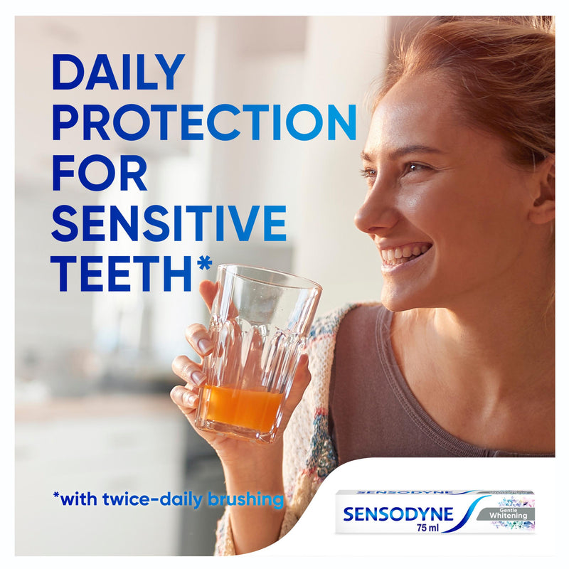 Sensodyne toothpaste Gentle Whitening 75ml, UK version