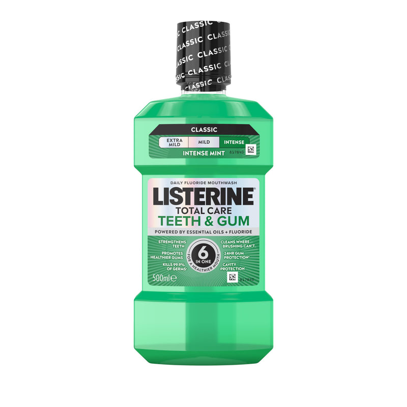 Listerine Fresh Mint mouthwash 500ml - British product