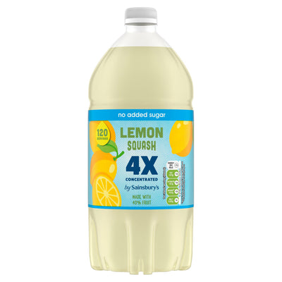Sainsburys Sainsbury's Quadruple Strength Lemon Squash 1.5L- Buy online at McGrocer