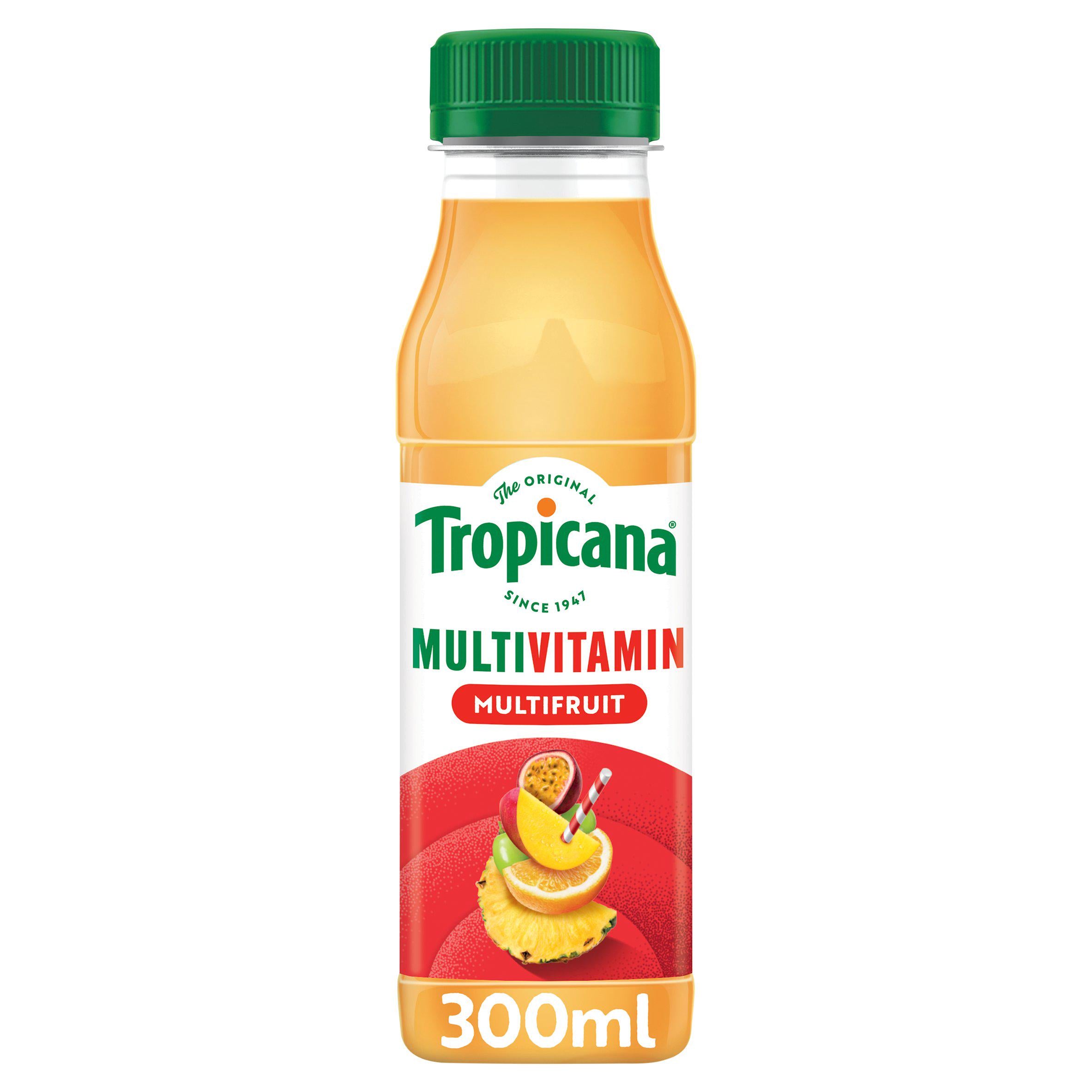 Tropicana multivitamin boost fruit juice 300ml, UK version