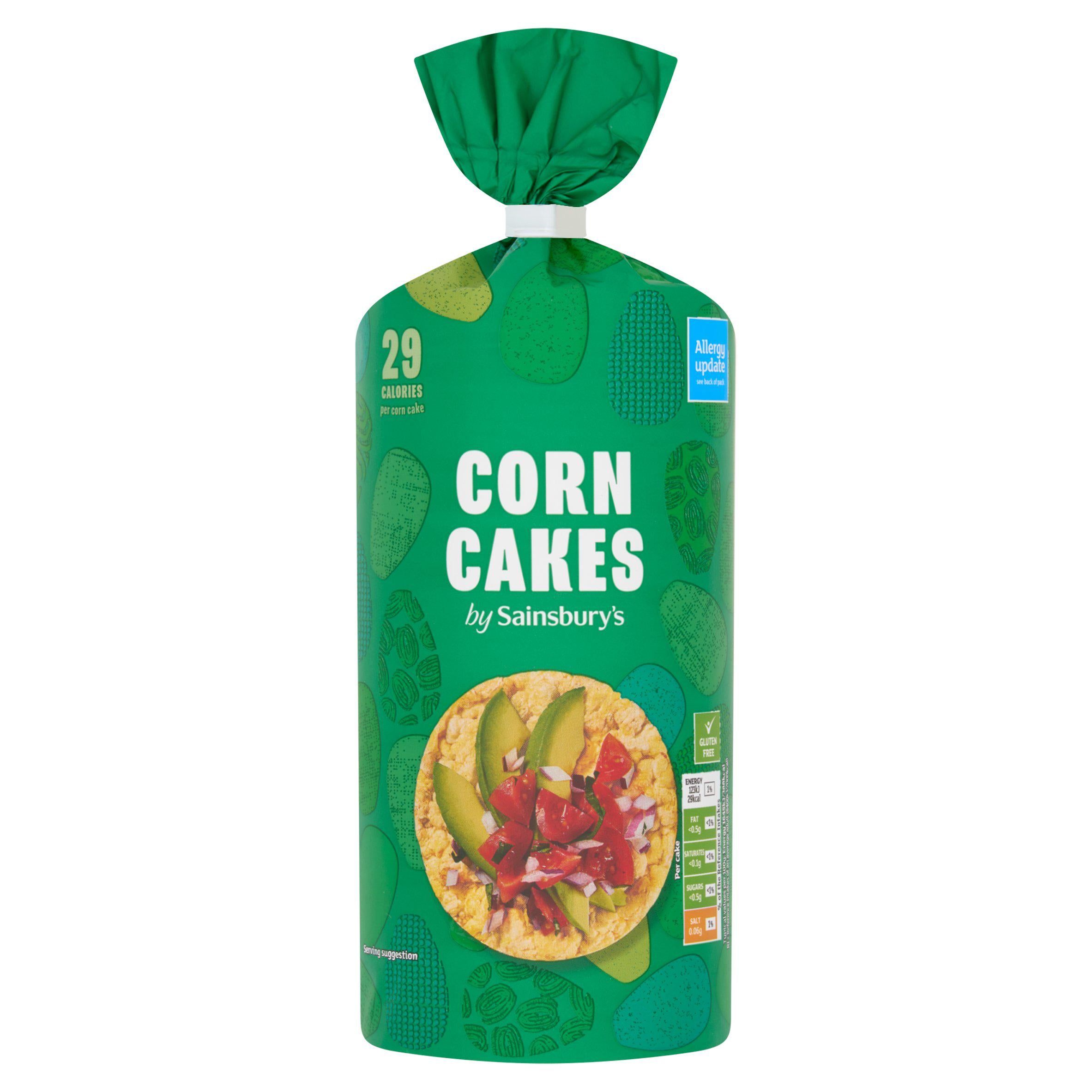Sainsbury's corn cakes salted 180g - British product