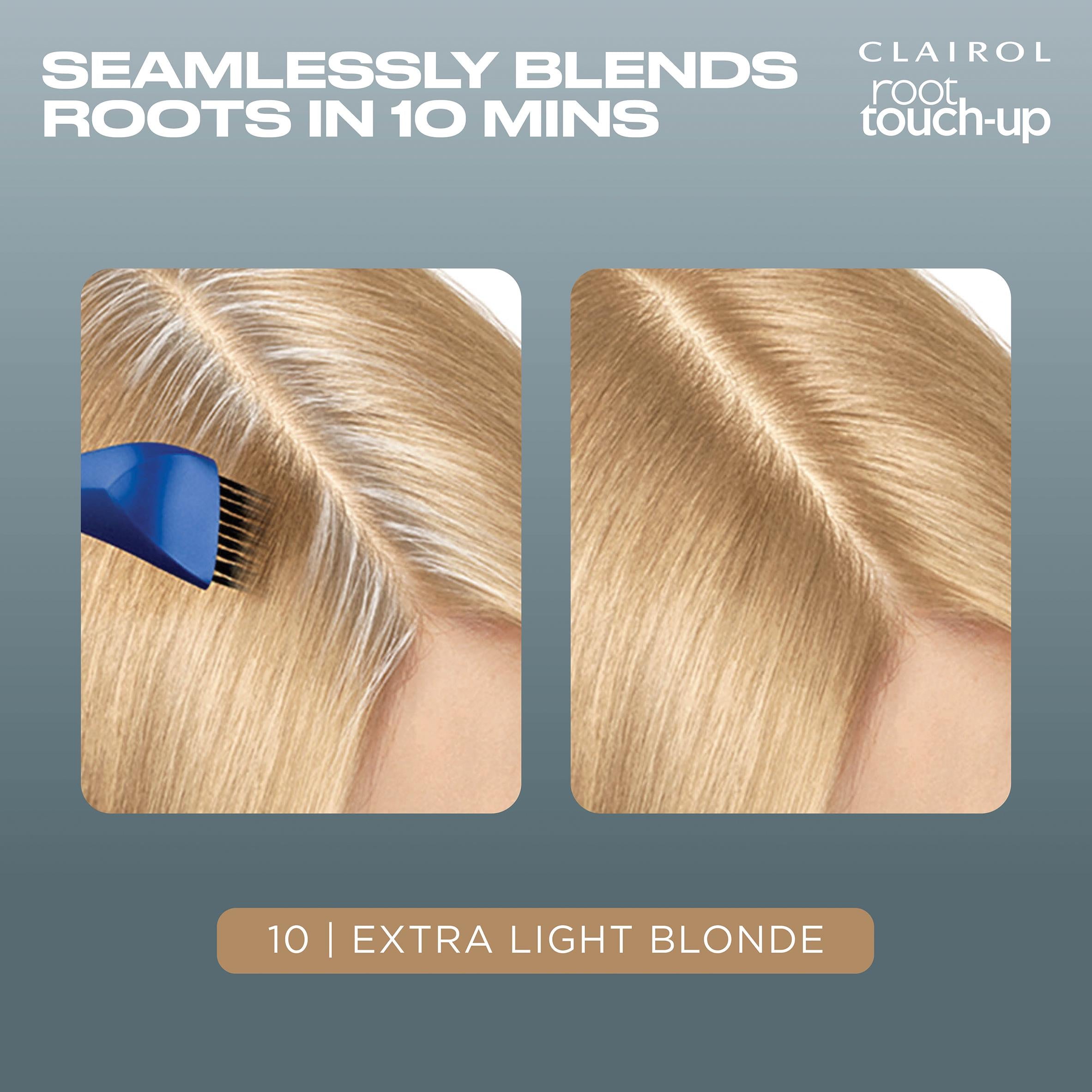 Clairol root touch-up extra light blonde shade 10 (British brand)