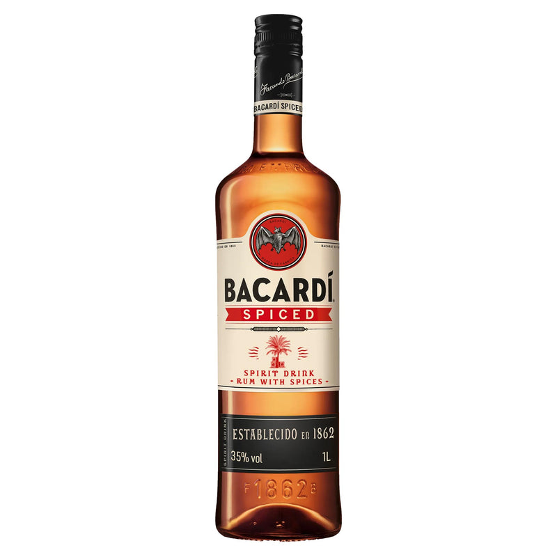 Bacardí spiced rum 1L - British product