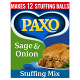 Paxo sage and onion stuffing mix 170g box, UK version