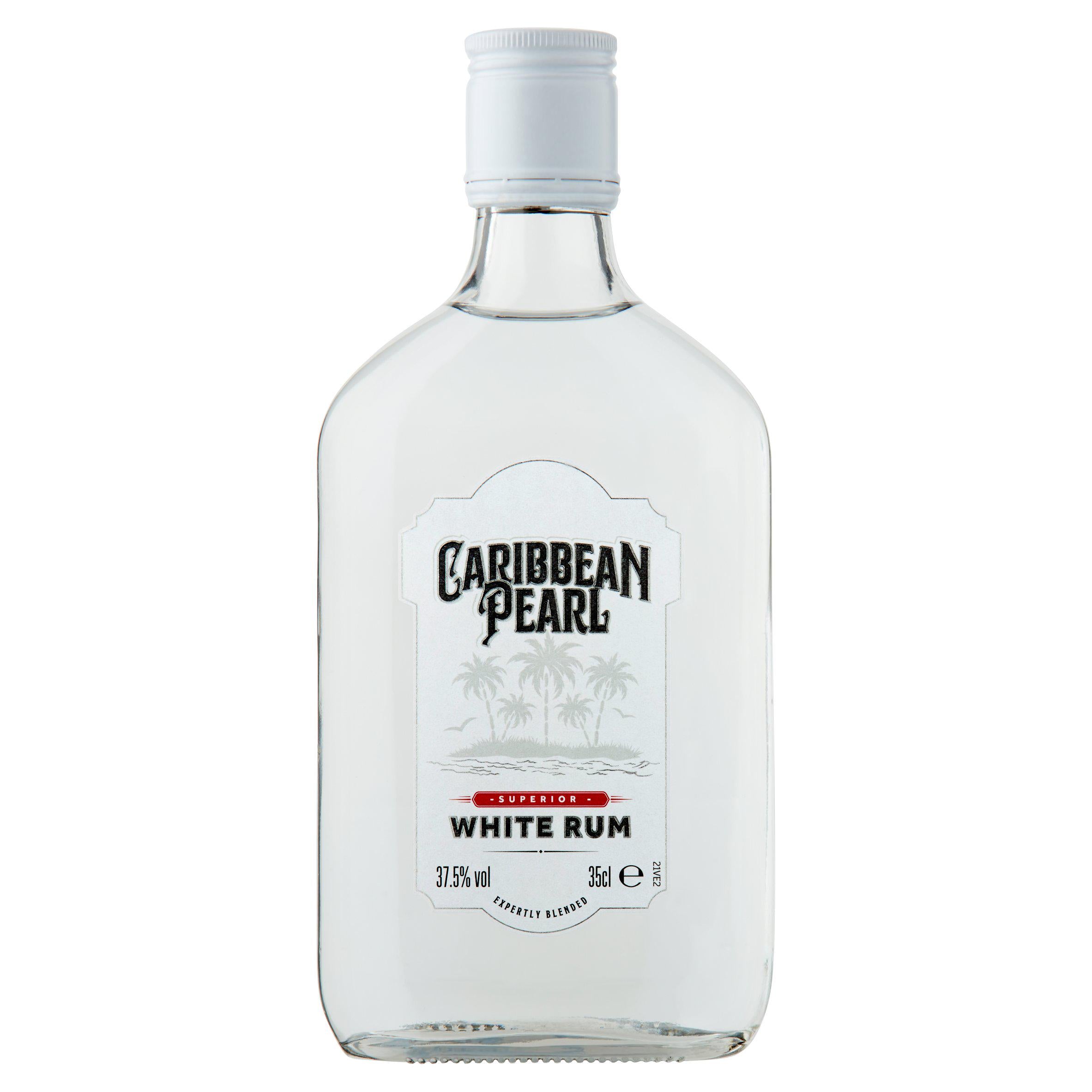 Caribbean Pearl white rum 35cl - British product