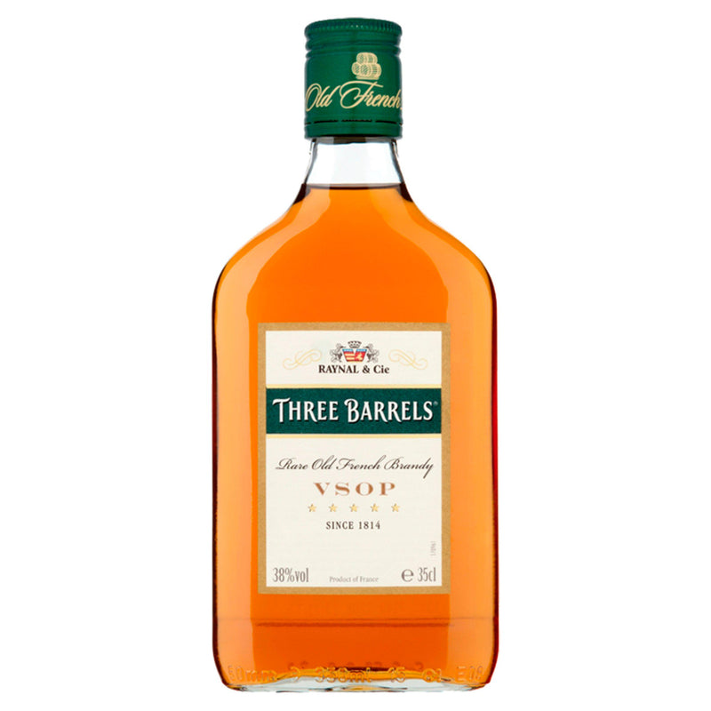 Three Barrels VSOP brandy 35cl - British product
