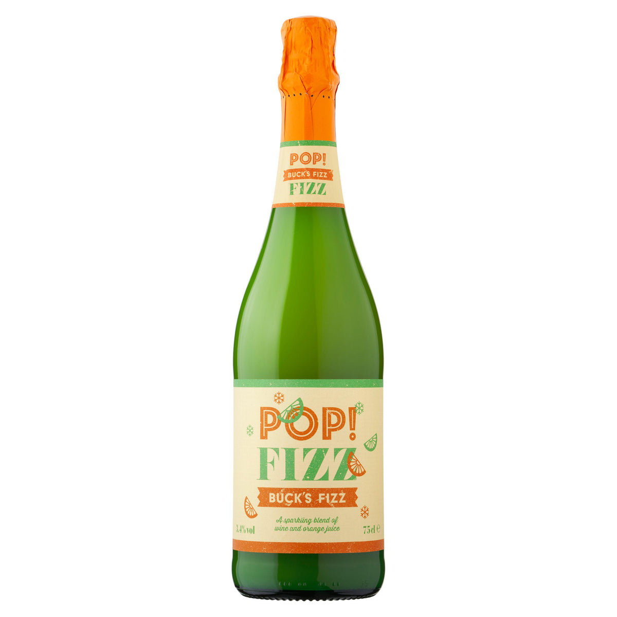 Ready to Drink Sparkling Orange and Wine Cocktail 75cl