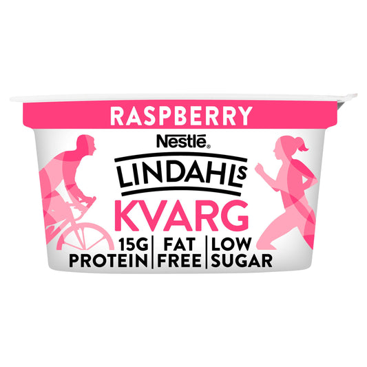 Lindahls  Kvarg Raspberry Protein Yogurt 150g GOODS Sainsburys   