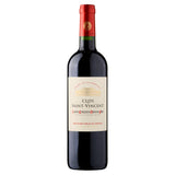 Clos Saint Vincent Saint Emilion Grand Cru red wine bottle, UK version