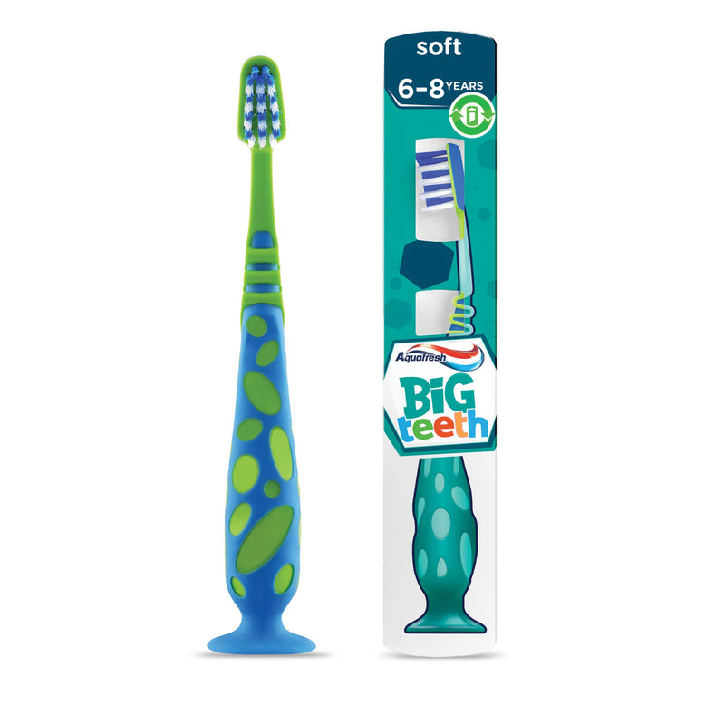 Aquafresh Big Teeth kids toothbrush 6-8 years - British product
