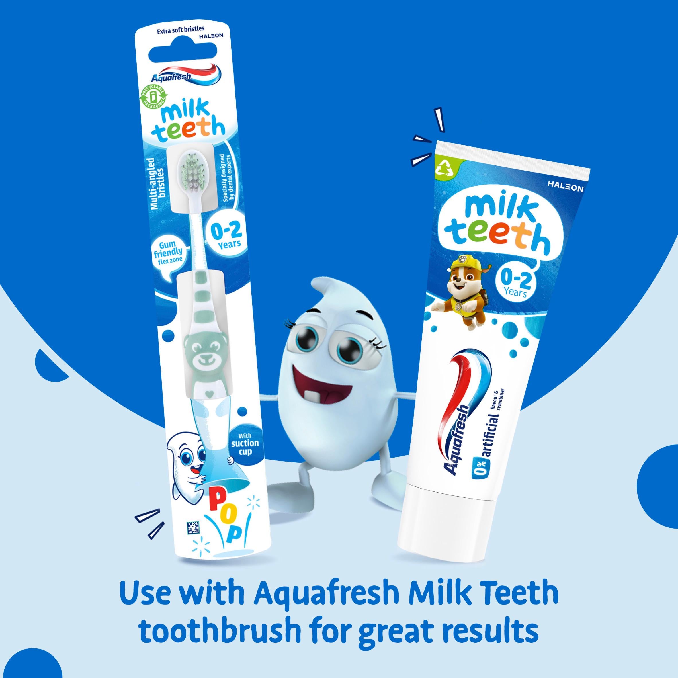 Aquafresh Paw Patrol milk teeth toothpaste 0-2 years 50ml, imported from the UK