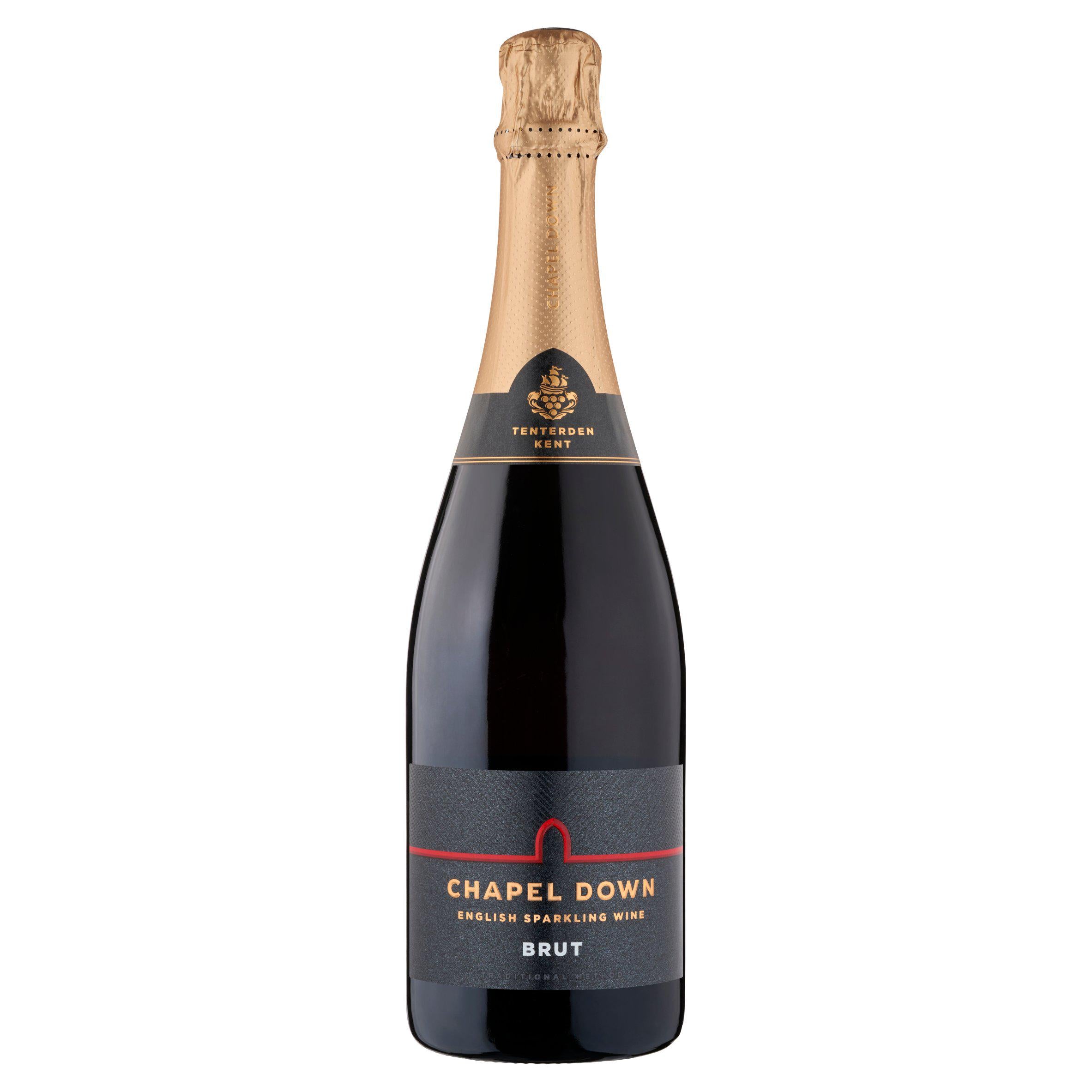 Chapel Down Brut sparkling wine 75cl (British brand)