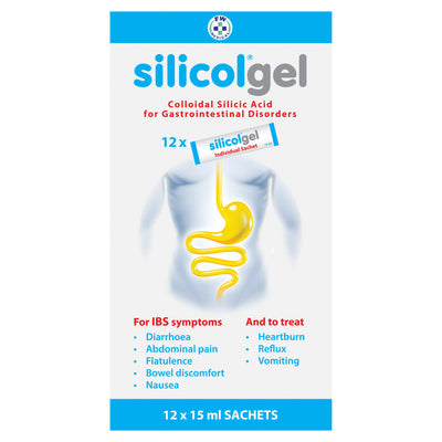 Sainsburys Silicolgel Colloidal Silicic Acid Gastrointestinal Relief Sachets 12x15ml- Buy online at McGrocer