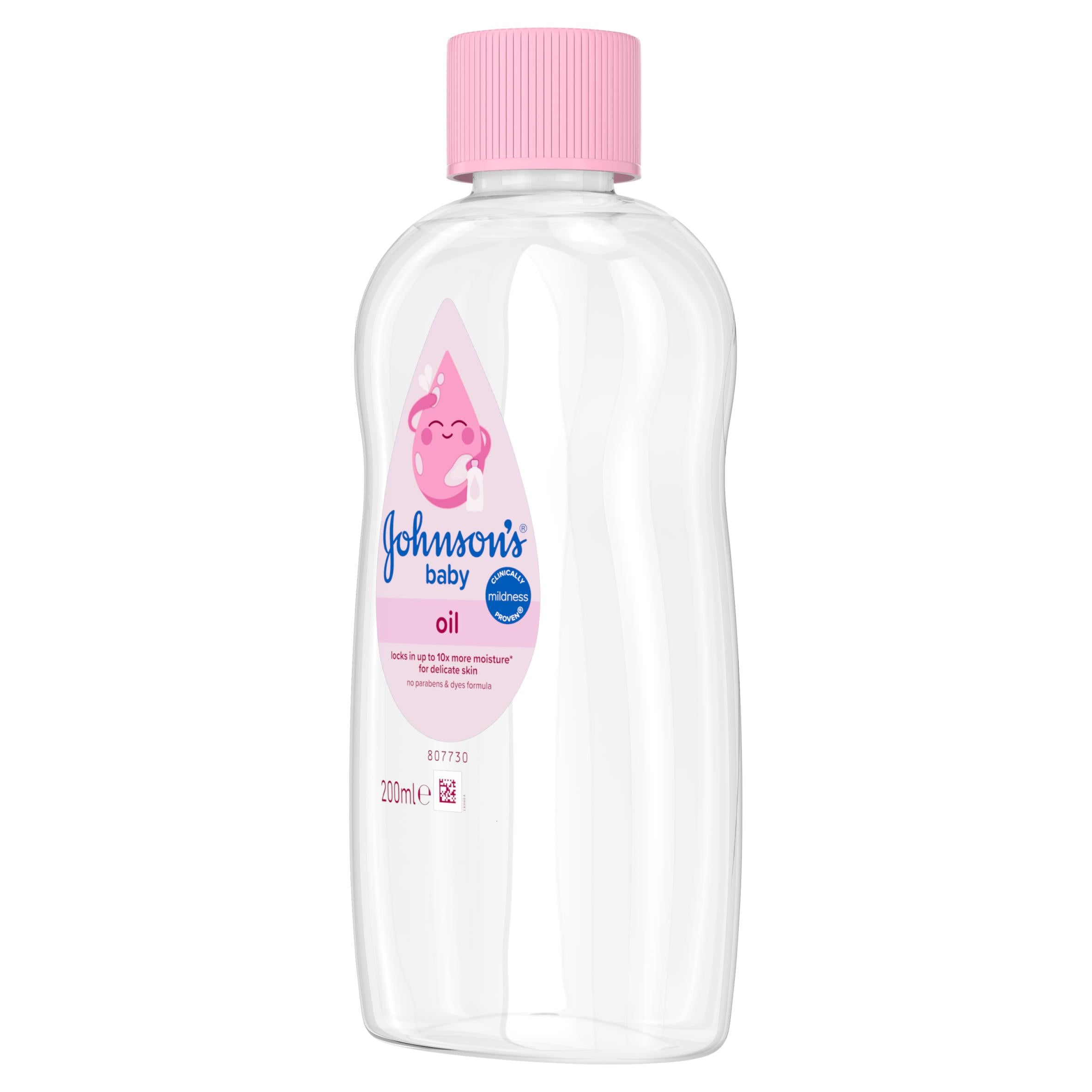 Johnson's baby oil 200ml, imported from the UK