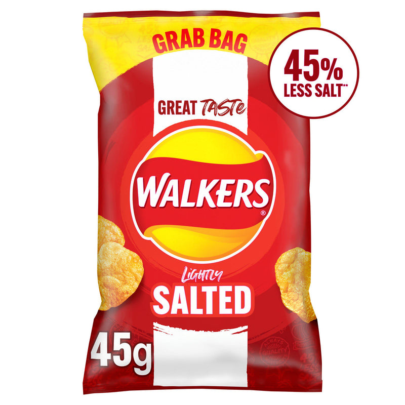 Lightly Salted Potato Crisps with 45% Less Salt 45g