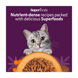 Whiskas Superfoods poultry in jelly pouches 6x50g, imported from the UK