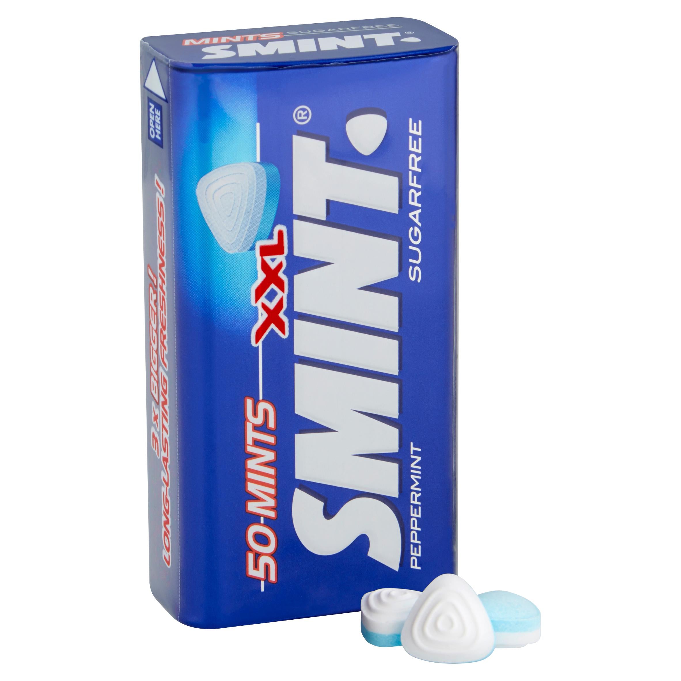 Smint XXL Peppermint mints 35g, imported from the UK
