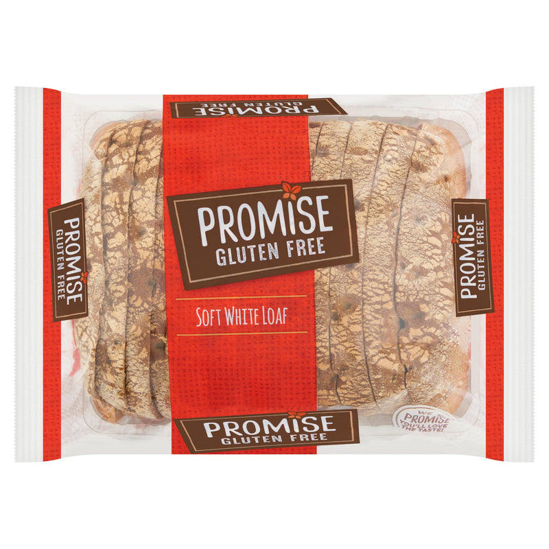 Promise Gluten Free Soft White Loaf 480g, imported from the UK