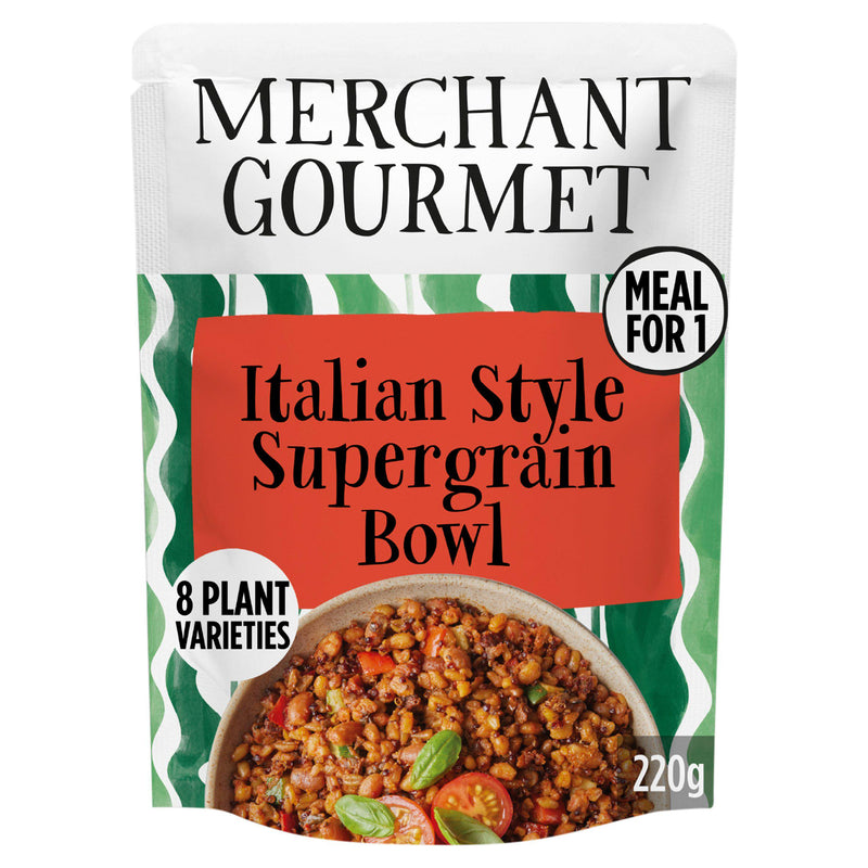 Merchant Gourmet Italian Style Supergrain Bowl 220g - British product