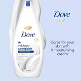 Dove Indulging Cream Bath Soak 720ml, imported from the UK