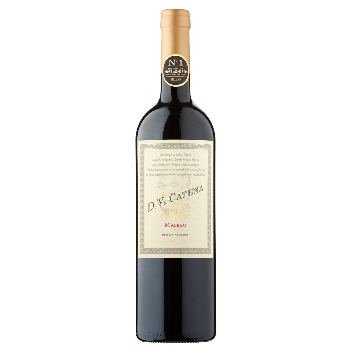 DV Catena Malbec red wine 75cl, UK version